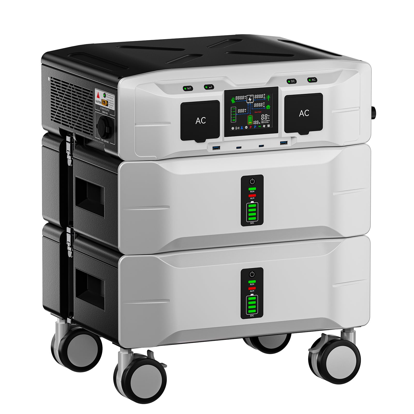 IEE SP5000 Portable Power Station 5000W 5120Wh 3500W AC Charging 1000W Solar Charging 1 6H Fast Charge Solar