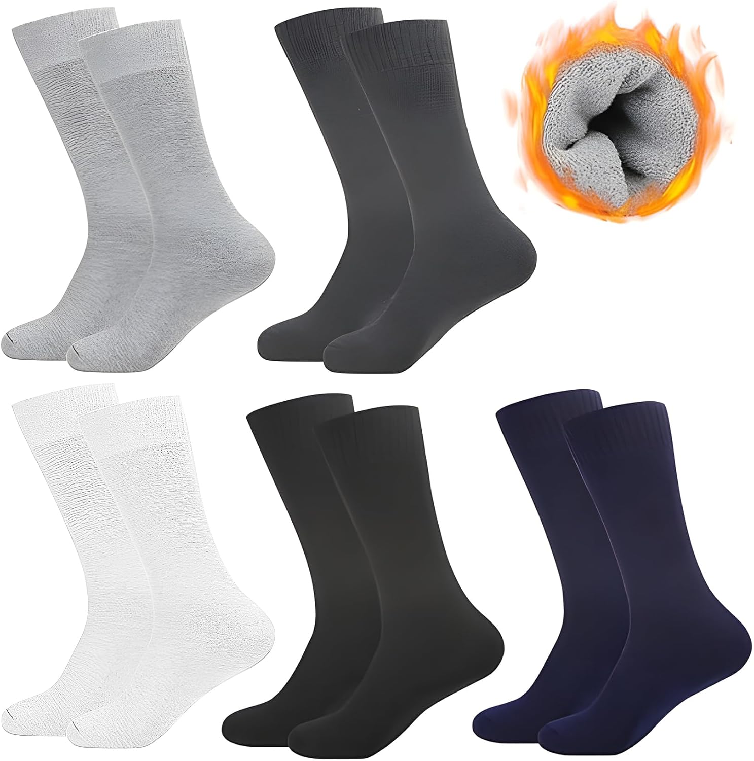 Chaussettes Homme En Coton, Calcetines De Algodón Deportivos, Mi-chaussettes Tobillo