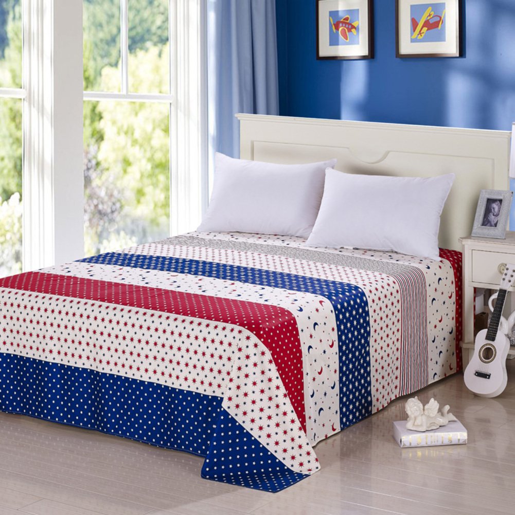 Feuilles double de pur coton anti transpiration 240x265