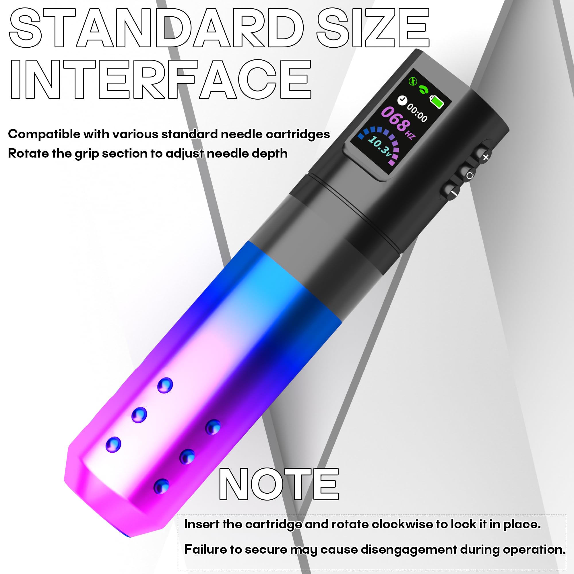 Amazon.com: POSEIDON Wireless Tattoo Pen Kit with 20Pcs Tattoo