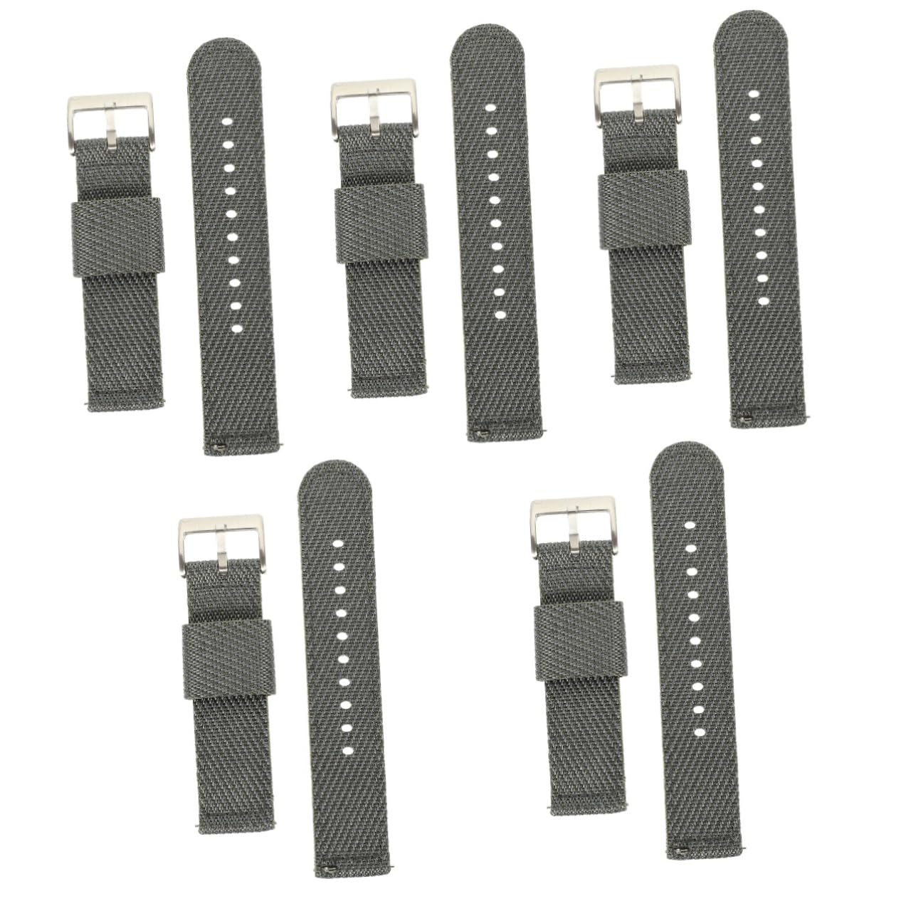 UKCOCO 2 Pièces De Ceinture De Rechange En Nylon Avec Boucle Manquante Acier Inoxydable