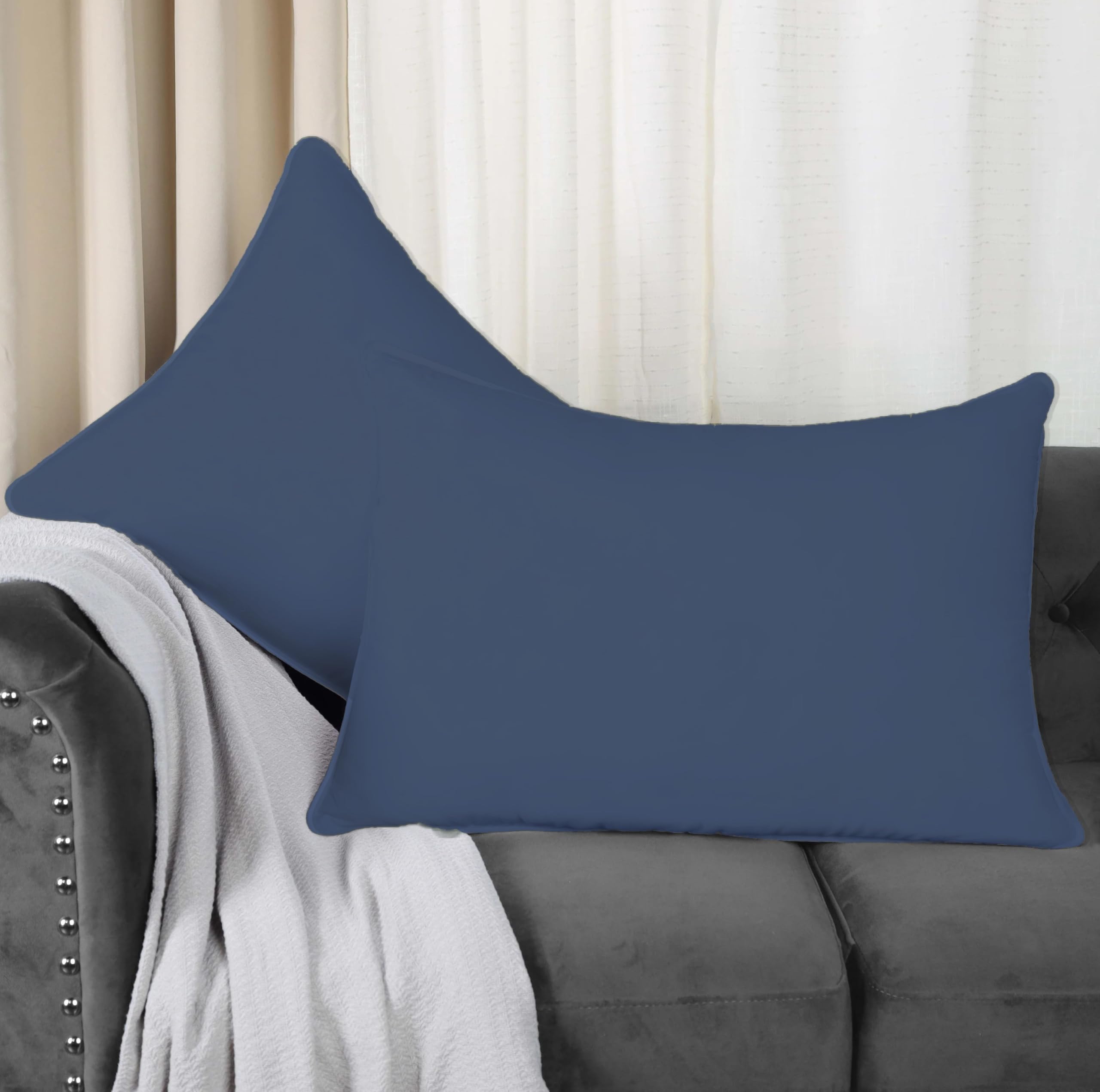 Cameo Rose Cotton Pillow Covers - Set of 2 -13