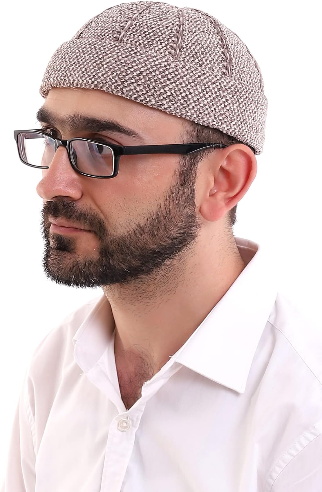 – Turkish Muslim Winter Velvet Roll-up Edge Kufi Hats for Men, Taqiya, Takke, Peci, Islamic Caps, Islamic Gifts