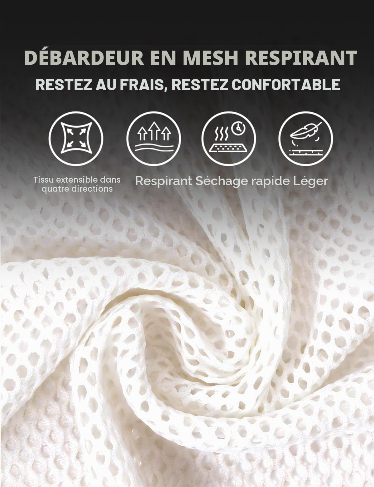Casey Kevin Debardeur Maille Homme Transparent Filet Débardeur sans Manches Résille Sexy Fishnet Gilet de Bal Club Disco Danse Clubwear