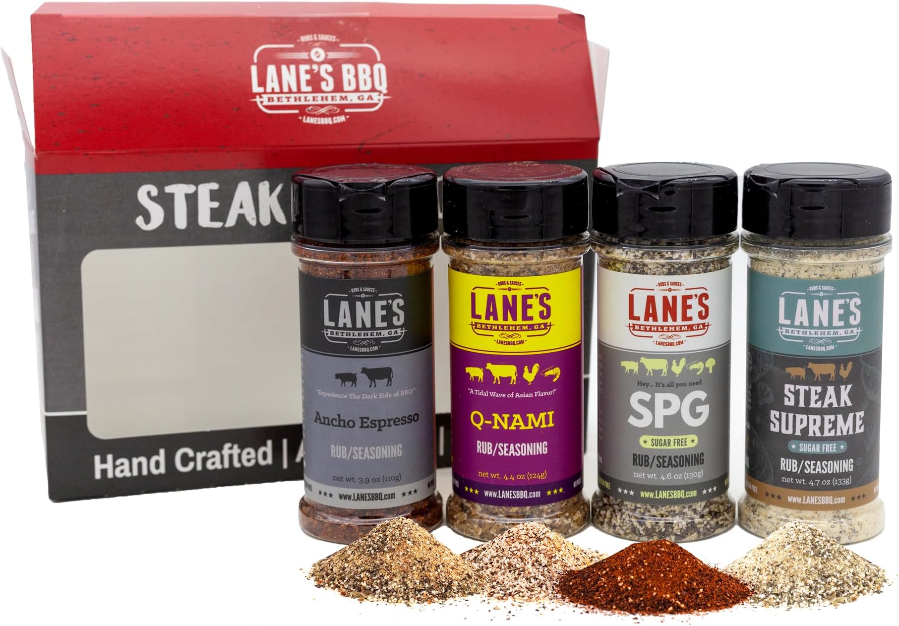 Lane's Steak Me Home BBQ Spices and Rubs Gift Set