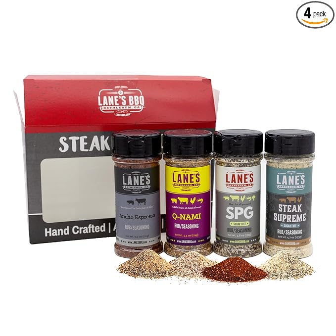 Lane's Steak Me Home BBQ Spices and Rubs Gift Set