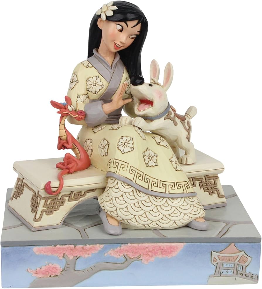 Amazon.co.jp: enesco Disney Traditions ムーラン ホワイト