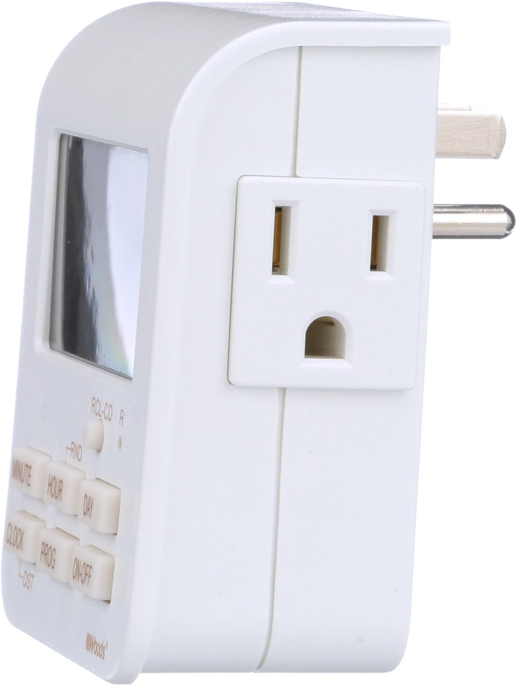 Coleman Cable 50009 7-Day Indoor Heavy Duty Digital Timer with 2-Outlets, White : Everything Else