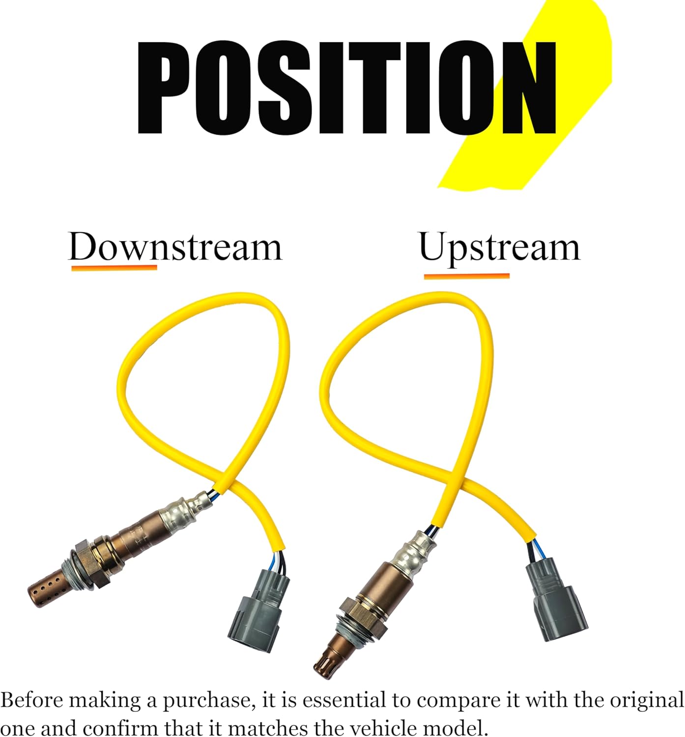 Upstream & Downstream Oxygen O2 Sensor Compatible with 2016-2020 Subaru Crosstrek 2013-2020 Forester 2012-2020 Impreza 2013-2019 Legacy 2013-2019 Outback 2013-2015 XV Crosstrek, 2.0L/2.5L 2PCS