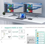 Microsoft Surface Dock Triple Display (4K HDMI +VGA), 11 in 1 Surface Pro Docking Station with Power, Surface Dock for Surface Pro 10/9/8/X/7/6/5/4/3, Surface Laptop go/6/5/4/3/2/1, Surface Book 3/2/1