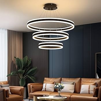 Chandeliers for Dining Room, Dimmable LED Pendant Light Dining Room,3000K-6000K with Remote Control Modern Chandelier - Amazon.com