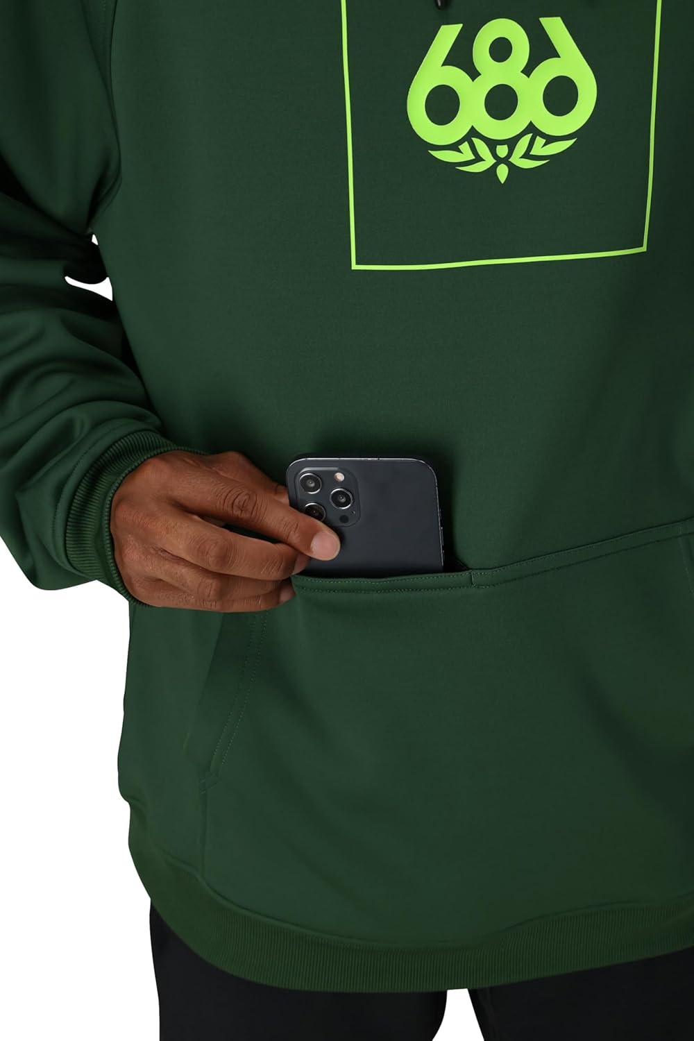 686 Men's Bonded Fleece Pullover Hoody - Water-Resistant Winter Hoody, Stretch Fabric, 100% Polyester - Image 4