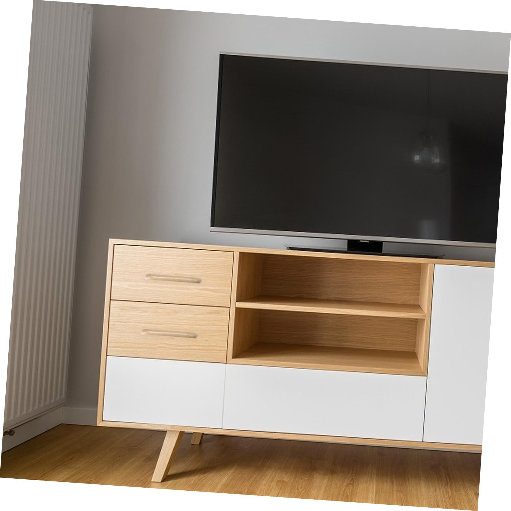 Toddmomy Poignées de Meuble en Bois 96mm, Lot de 6, Marron