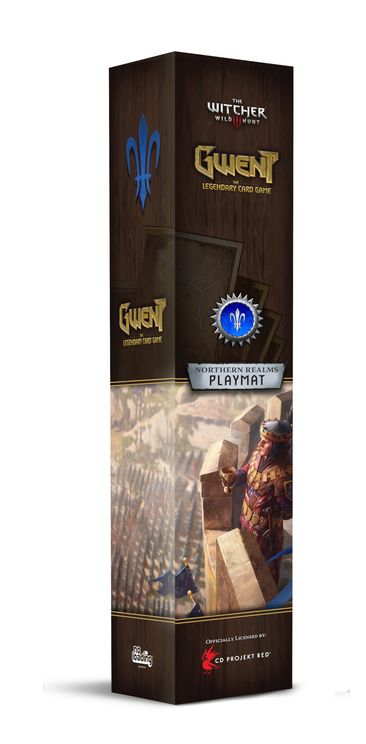 No Loading Games, Gwent Neoprene Mat - Northern Realms, Dimensions: 290 x 730 mm