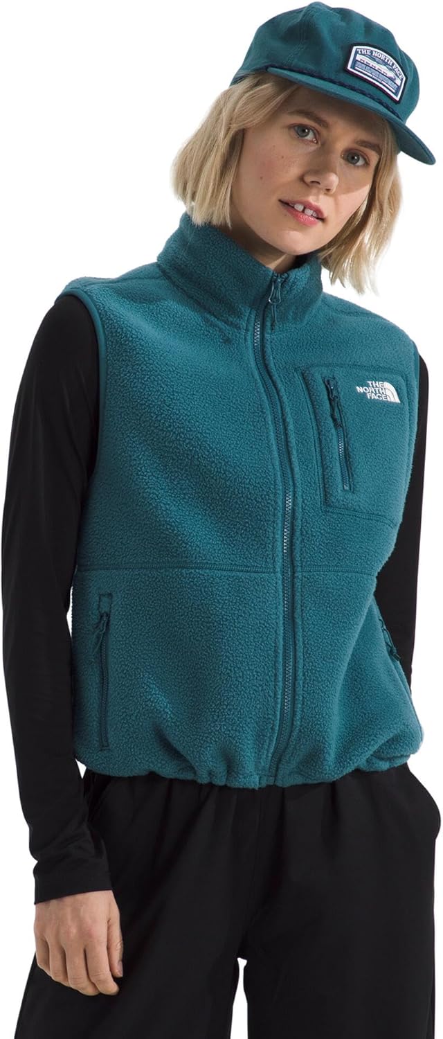 THE NORTH FACE Women's Yumiori Vest | Lightweight Fleece Zip Up With Stretch Binding, Internal Cinch Cord & Zip Pockets
