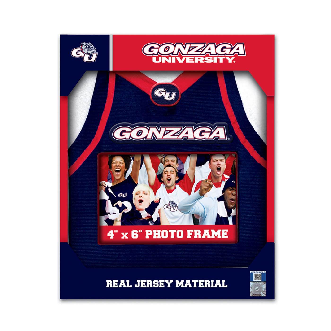 MasterPieces Sports Decor - NCAA Gonzaga Bulldogs - Team Jersey Uniformed Picture Frame For 4