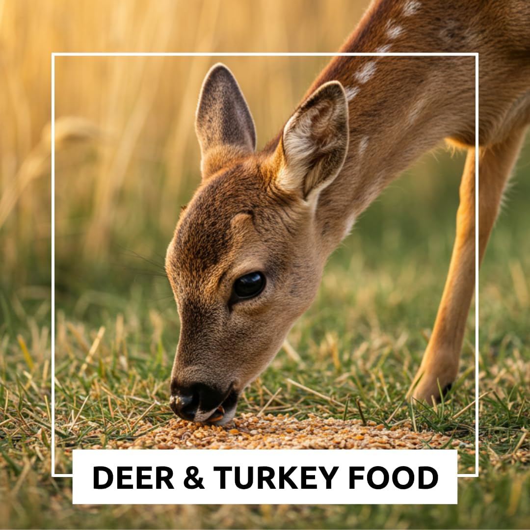 Winter Wheat Cover Crop Seeds for Planting- Non-GMO Wheat - Deer & Turkey Food Plot Seed - Cold Hardy Cover Crop (20 Pounds)