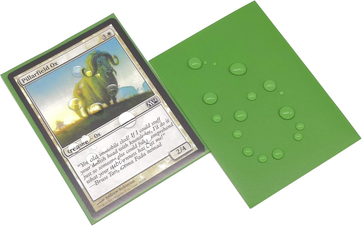 Zoopin Double Matte Card Sleeves,Green, 320pcs -Pack …