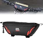KEMIMOTO Motorcycle Handlebar Bag Universal Waterproof Front Storage Bag Bicycle Handlebar Bag Compatible with Sur-Ron Light Bee X and S X160 X260 Talaria Sting Segway Electric Dirt Bike