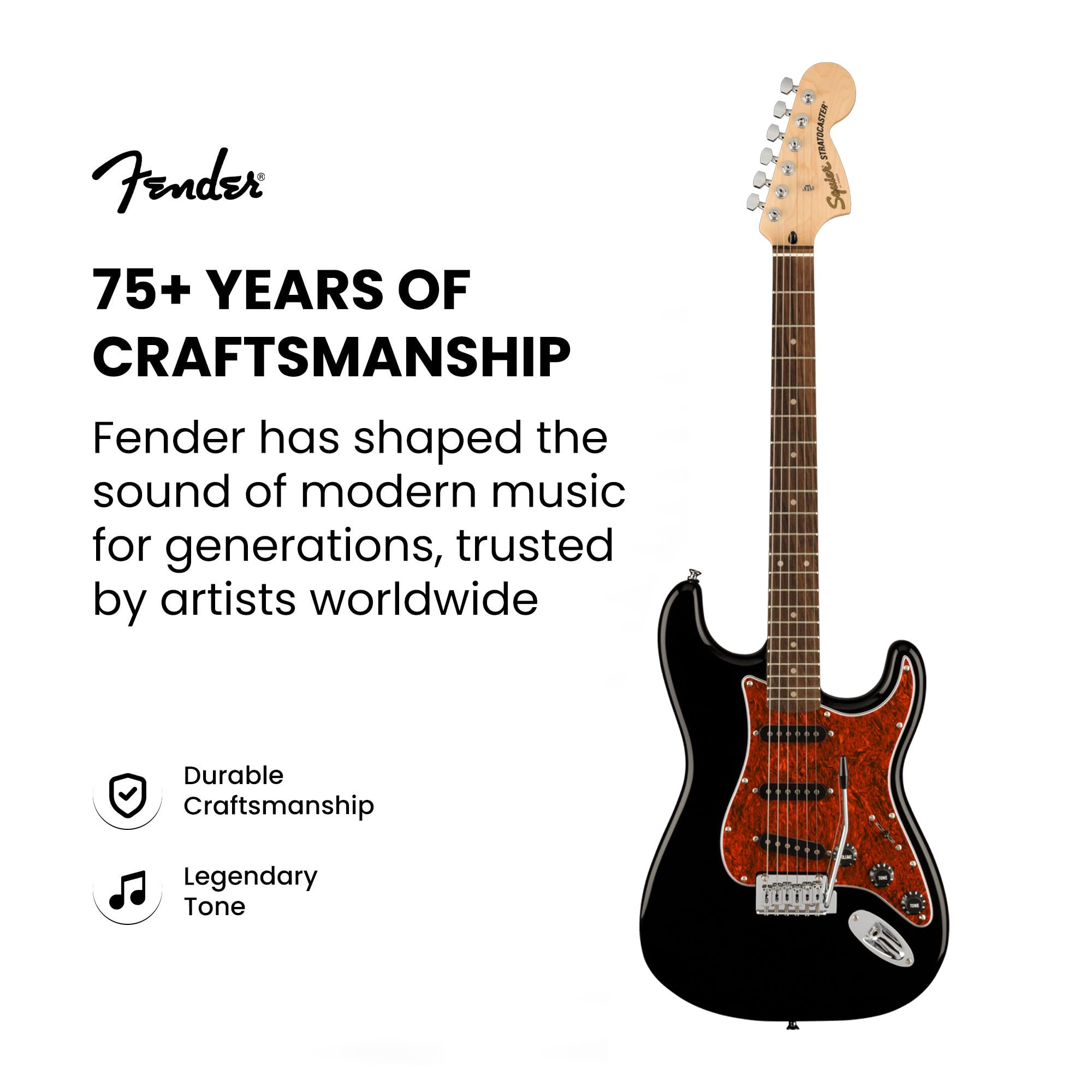 Amazon.com: Fender Squier Affinity Stratocaster - Limited Edition