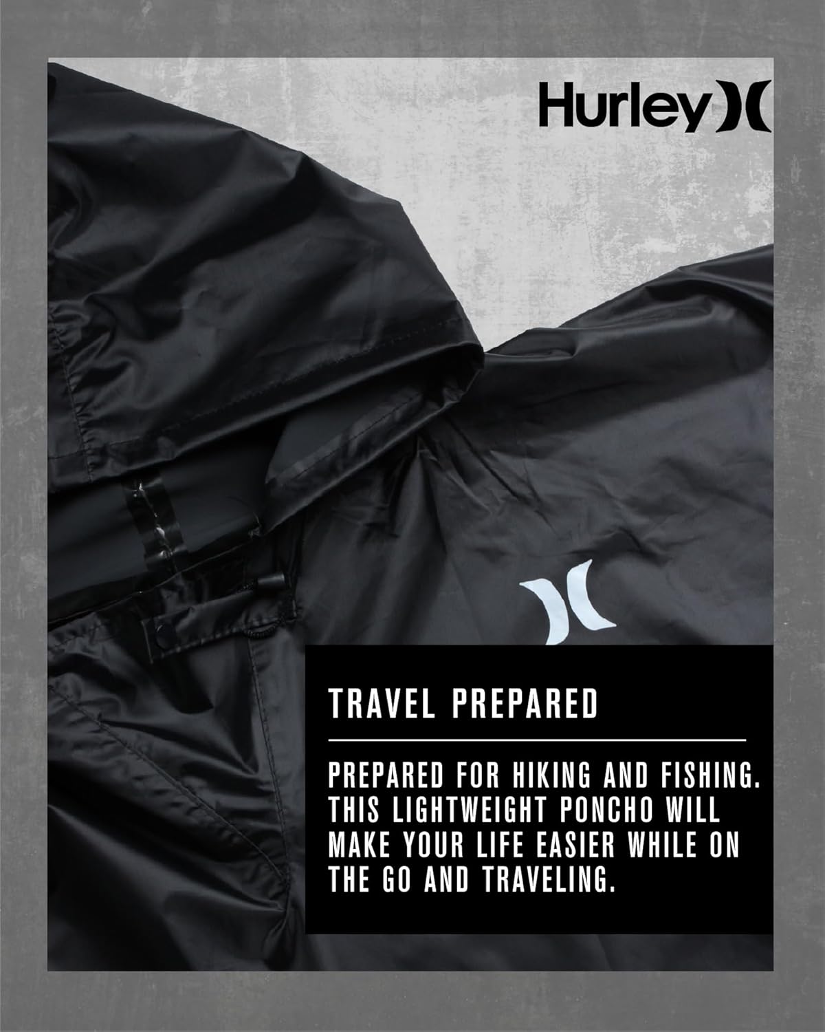 Hurley Ponchos Adult - Waterproof Rain Ponchos for Adults, Lightweight Packable Rain Poncho for Hiking, Camping & Emergency - Image 4