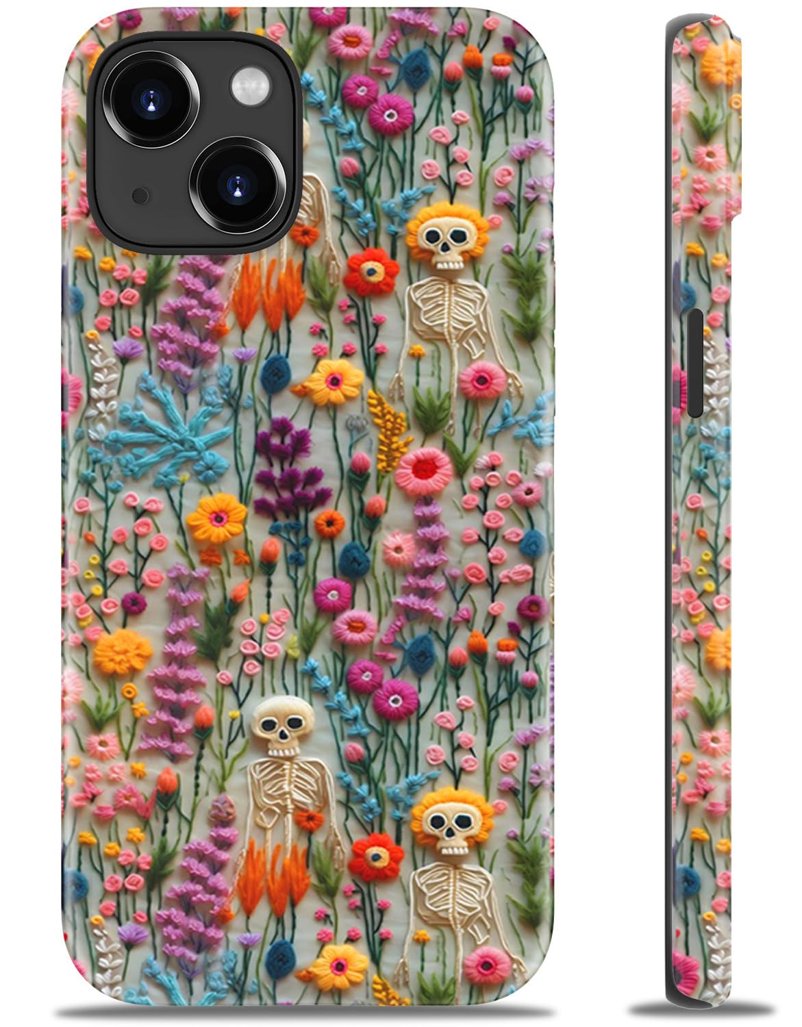 LUXMERRY for iPhone 13 Mini Case Cute - Wireless Charging Compatible - Dual-Layer Hard Shell + Silicone Cover - Protective Phone Case Aesthetic Trendy