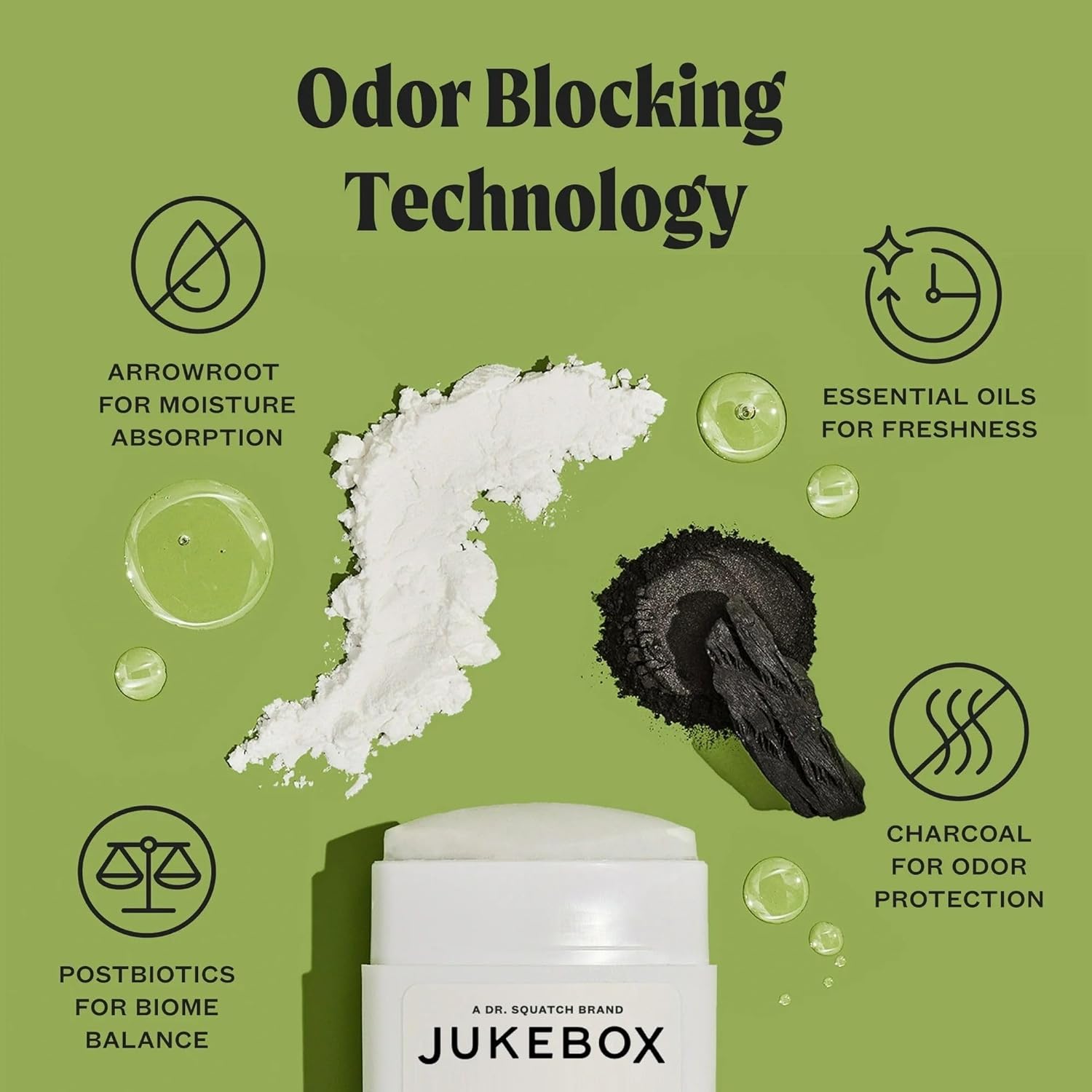 JUKEBOX Natural Deodorant for Women–Rose Hips Don't Lie Scent-Aluminum-Free, No Baking Soda, No Harsh Chemicals, Odor Blocking Technology, Rose, Praline, Lemon Zest-a Dr. Squatch Brand-2.65oz - Image 7