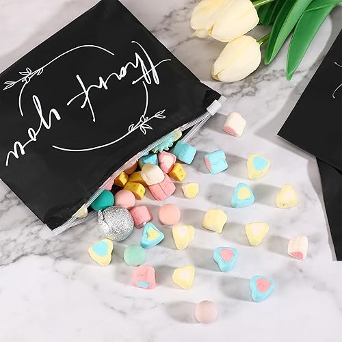 Miniatura 5 de 100 bolsas de maquillaje de regalo de agradecimiento, bolsas de cosméticos EVA con cremallera, bolsas de agradecimiento, mini bolsa de aseo a granel