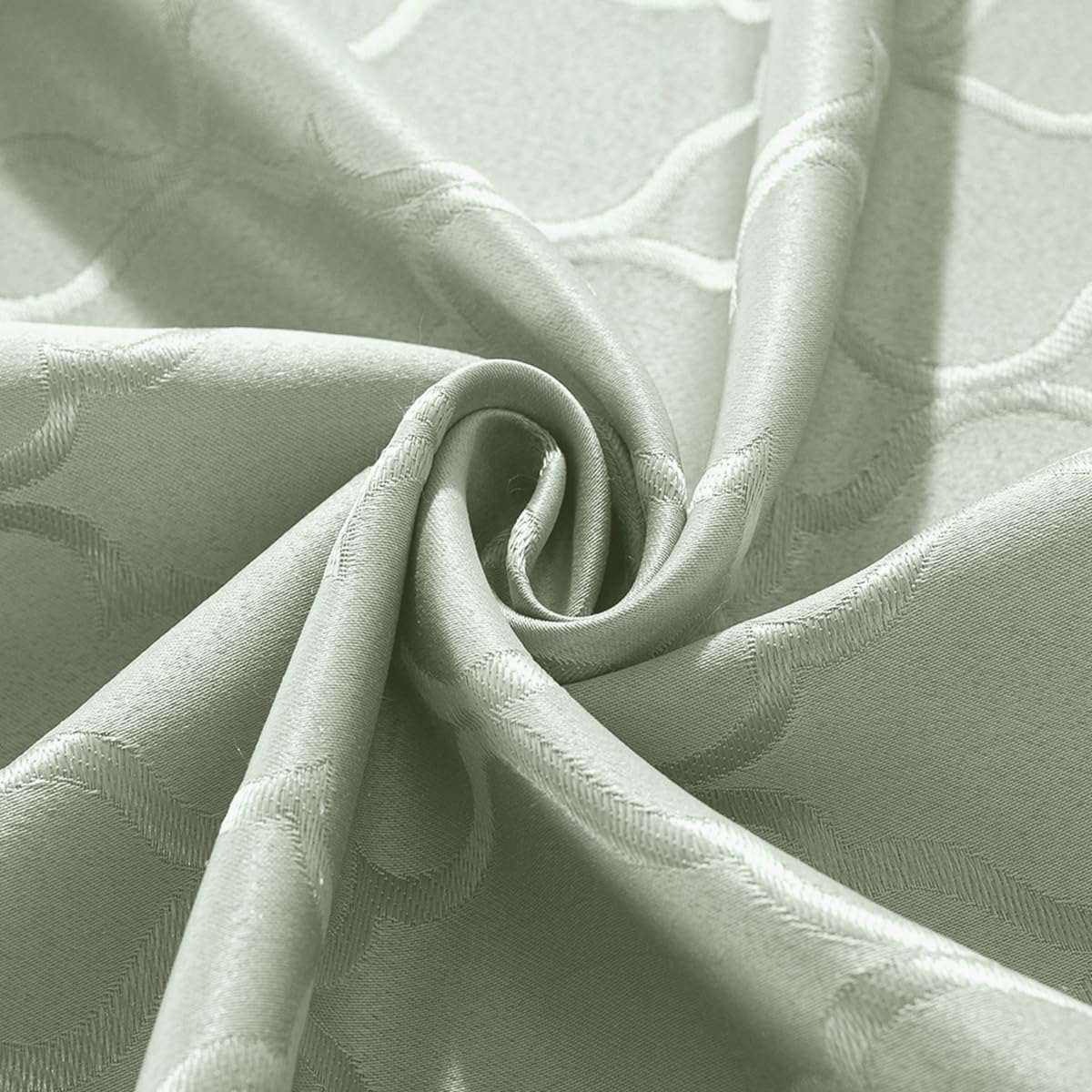 SASTYBALE Spring Sage Green Gray Jacquard Napkins Set of 4, 20x20 Inch Square Cloth Napkins, Water-Resistant Soft Warm Reusable Napkins for Outdoor Picnic Patio BBQ Party image 4