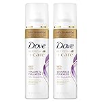 Dove Dry Shampoo Spray, Volume & Fullness, Absorbs Oil to Refresh Hair Without Washing, 5 oz (2-Pack)