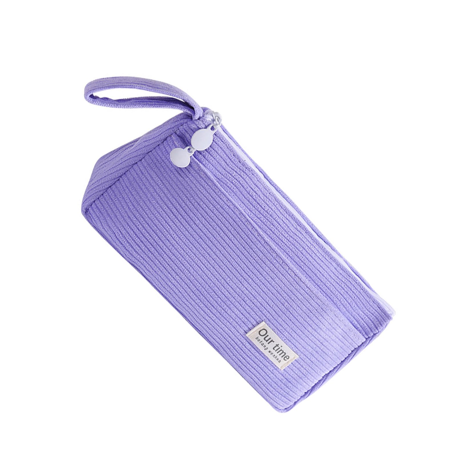 Pencil Case with 2 Compartments for Students Adults Large Capacity Pen Organizer Pencil Pouch Travel Cosmetic Bag Two Compartment Organizer