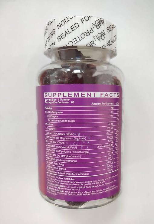 Melatonin Gummies 20mg for Adults: Maximum Strength Melatonin
