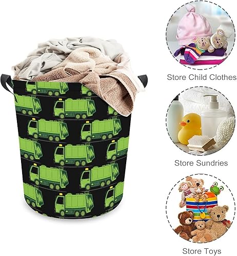 Miniatura 3 de Laundry Basket - Garbage Truck Collapsible Foldable, Decorative Storage Baskets for Toys