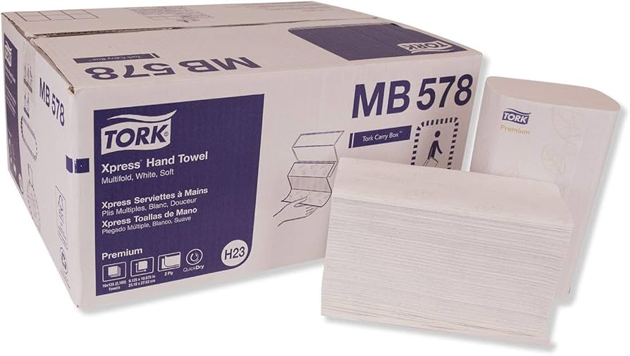 tmnページ Amazon.com: Tork MB578 Xpress Premium Soft Multifold 3-Panel 2-Ply