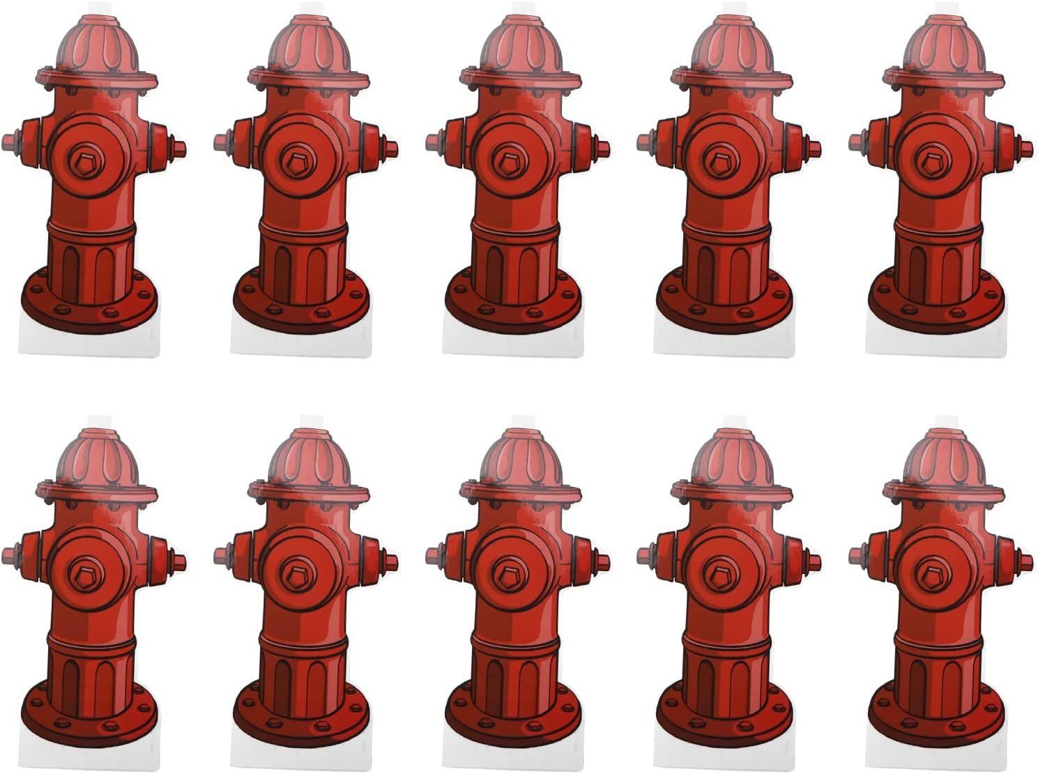 10Pcs Dog Pee Pad Trainer, Fire Hydrant for Dogs to Pee On