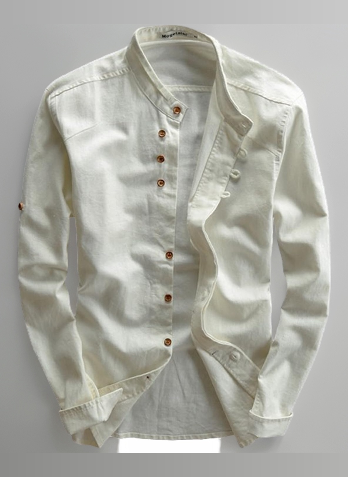 NAKEAH Soulona Katana Shirt, Premium Japanese Style Linen Shirt, Soulona Men's Katana Shirt Japanese Style