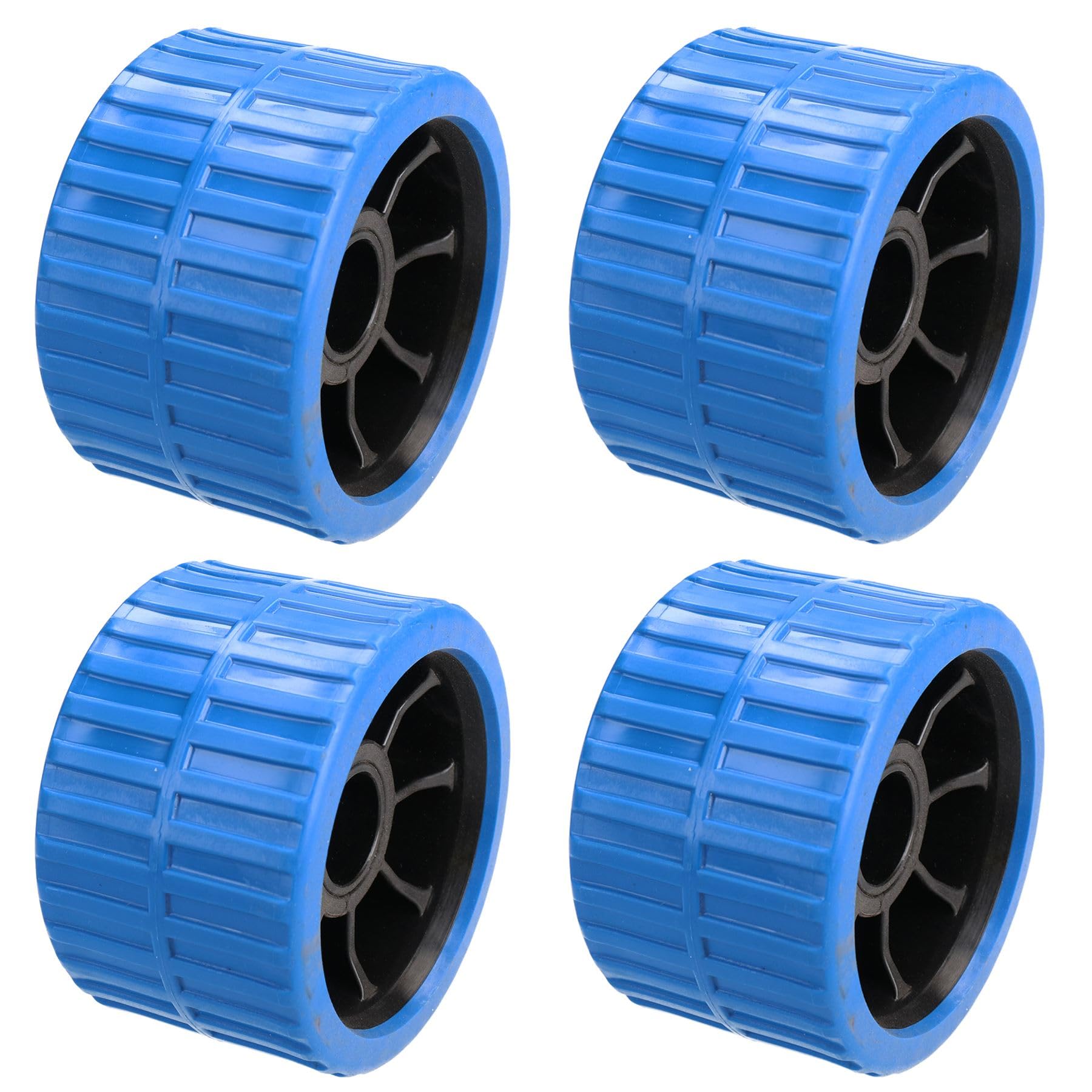 AB Tools Boat/Jetski/Dinghy Trailer Ribbed Roller NON MARKING 21mm Bore 4 Pack