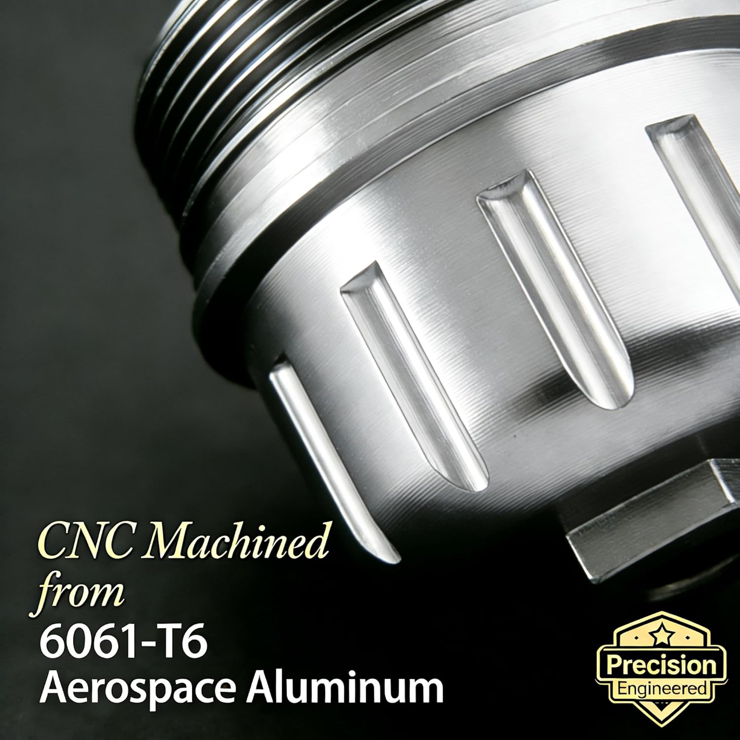 iFJF 134001 Fuel Filter Housing Cap Replacement for 2017-2024 GM Duramax 6.6L L5P Chevy Silverado/GMC Sierra 2500HD 3500HD Billet Aluminum with Drain Plug