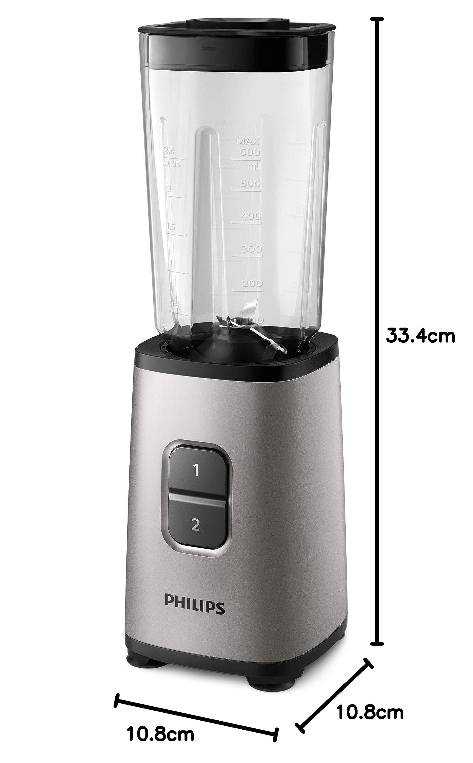 Philips Daily Collection HR2604/80 Mixer Metallisch