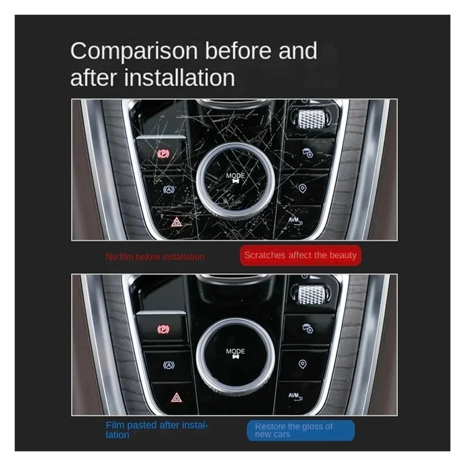 Navigation Schutzfolie Für Chery Für Omoda Für C5 2022 2023 2024 2025 2026 TPU Schutz Film Auto Interior Center Konsole Transparent Anti-scratch Reparatur Film(LHD)