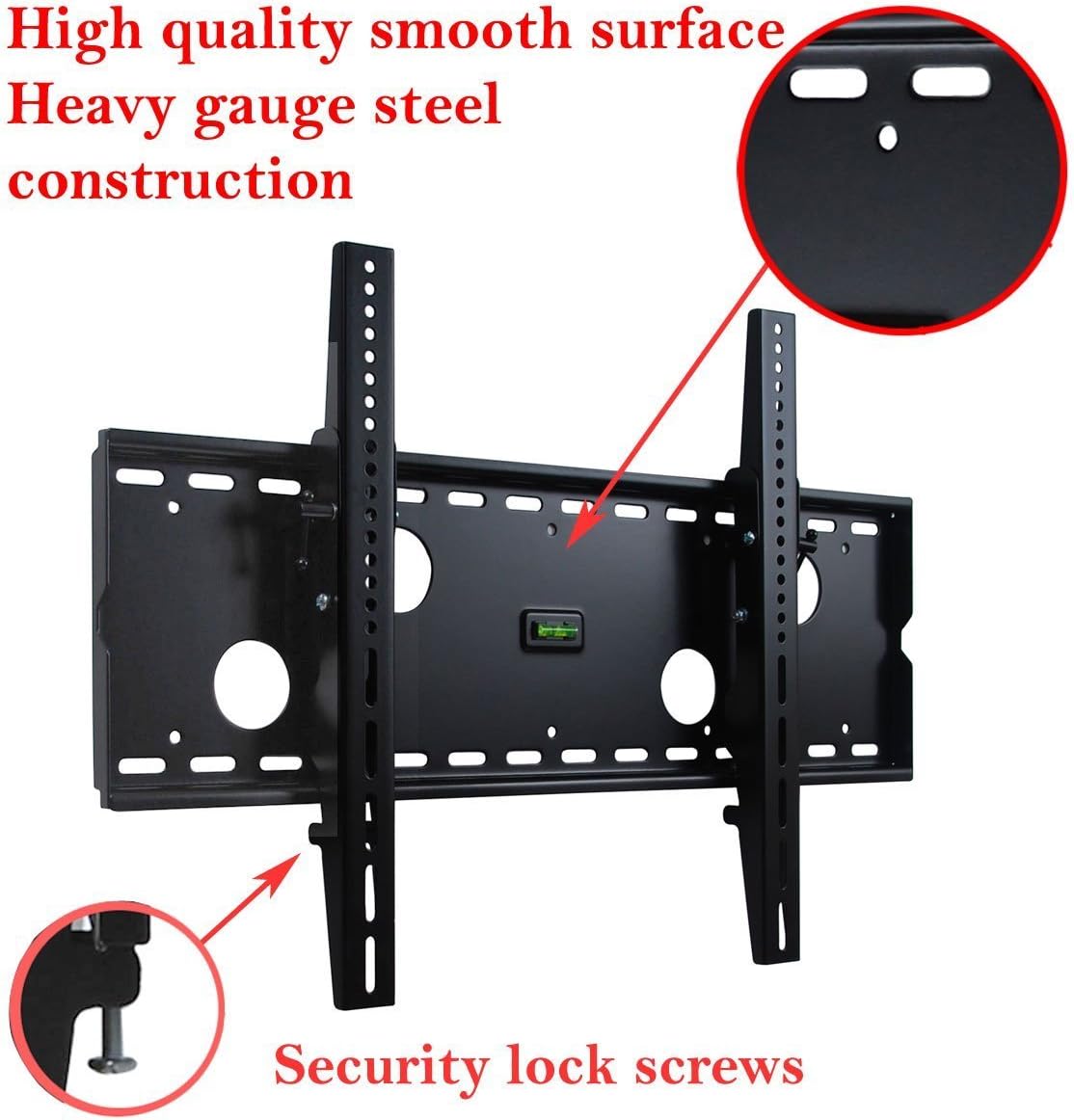 VideoSecu Tilting Tilt TV Wall Mount Bracket for Samsung 46" LN-T4665F 49" UN49KS8000 55" UN55KS8000 58" PN58C550G1F 60" UN60KS8000 65" UN65KS8000 4K UHD SUHD QLED TV HDTV MP502B