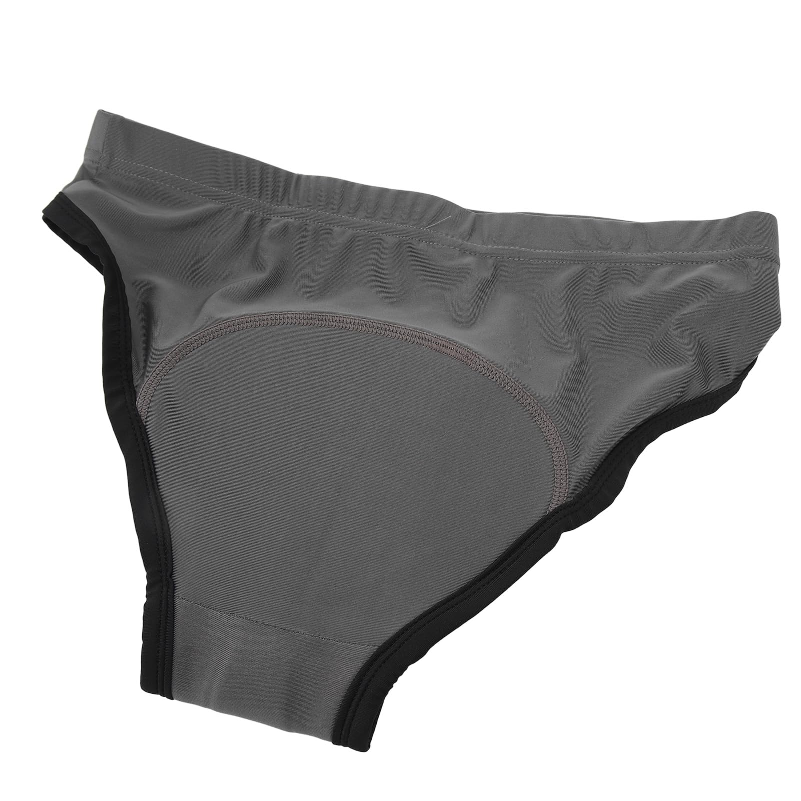 SUNGOOYUE Ropa Interior de Ciclismo para Mujer, Pantalones Cortos de Bicicleta Acolchados en 3D, Ropa Interior Ligera de Secado Rápido, Calzoncillos de Bicicleta para Mujer, Gris Oscuro (L)