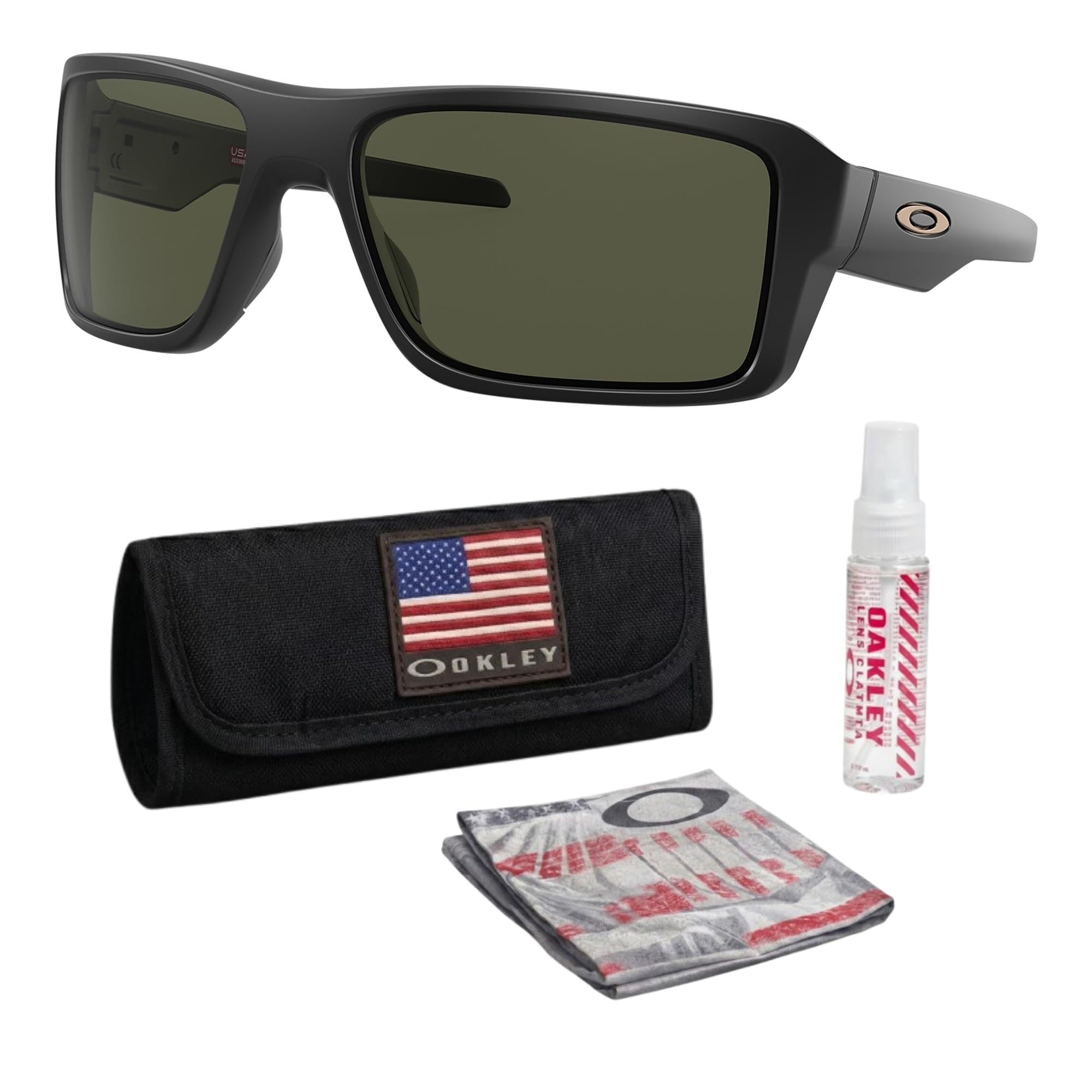 DOUBLE EDGE OO9380 Rectangle Sunglasses With Official Eyewear Kit