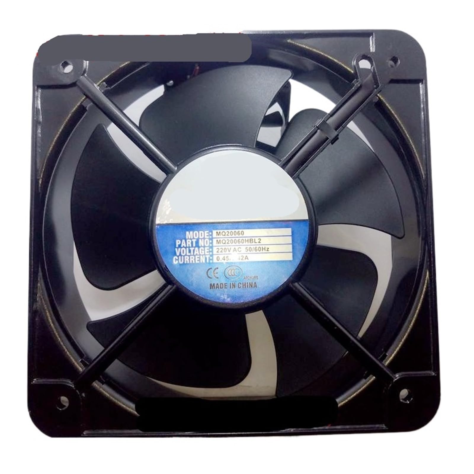 PEQYUACTE MQ20060HBL2 AC 220V 0.45A 200x200x60mm Cooling Fan