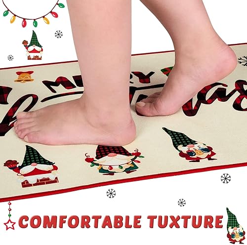 Miniatura 4 de WERNNSAI Alfombras de cocina  Juego de 2 tapetes de cocina para interiores, tapetes antideslizantes para el respaldo de la cocina, alfombra de