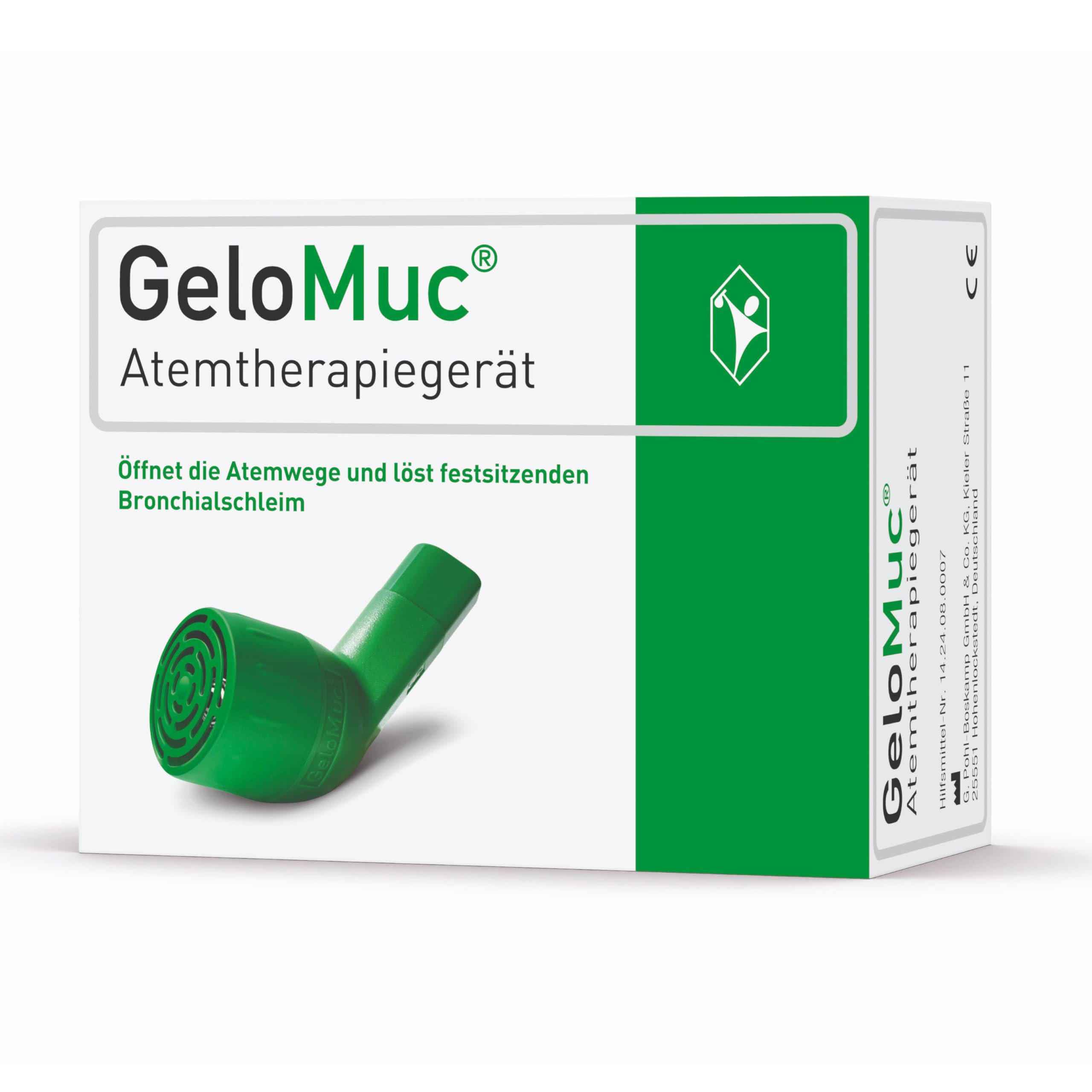 Atemtherapiegerät: Atemphysiotherapie, Schleimlösung, verbessert Lungenfunktion bei langfristiger, regelmäßiger Anwendung, ideal für COPD Patienten, zur Symptomverbesserung chronischen Hustens