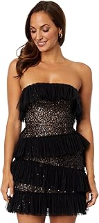 Sequin Lace & Pleated Iba Tulle Black 10 - Buy now