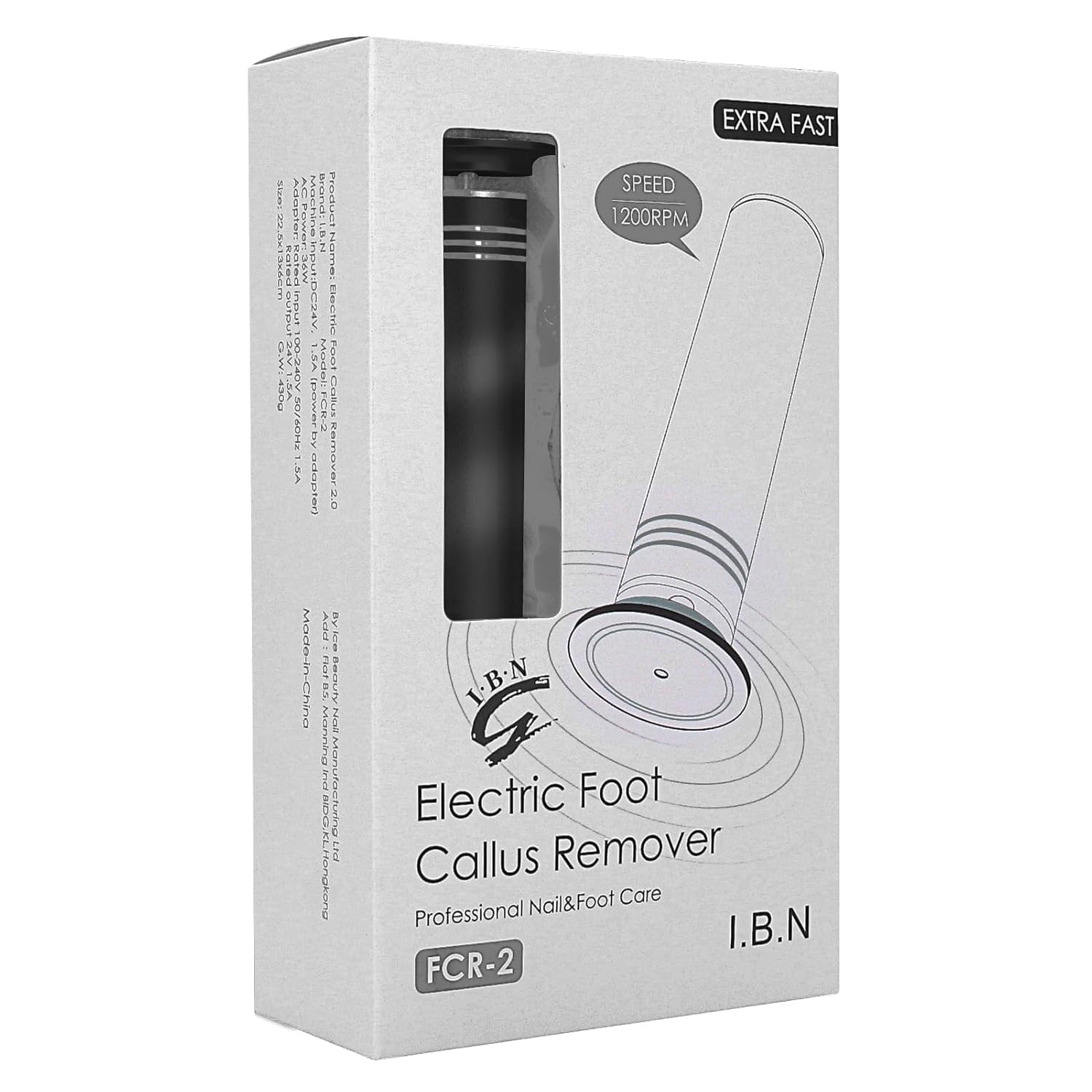 Upgraded Electric Callus Remover (Speed Adjustable) with 60pcs