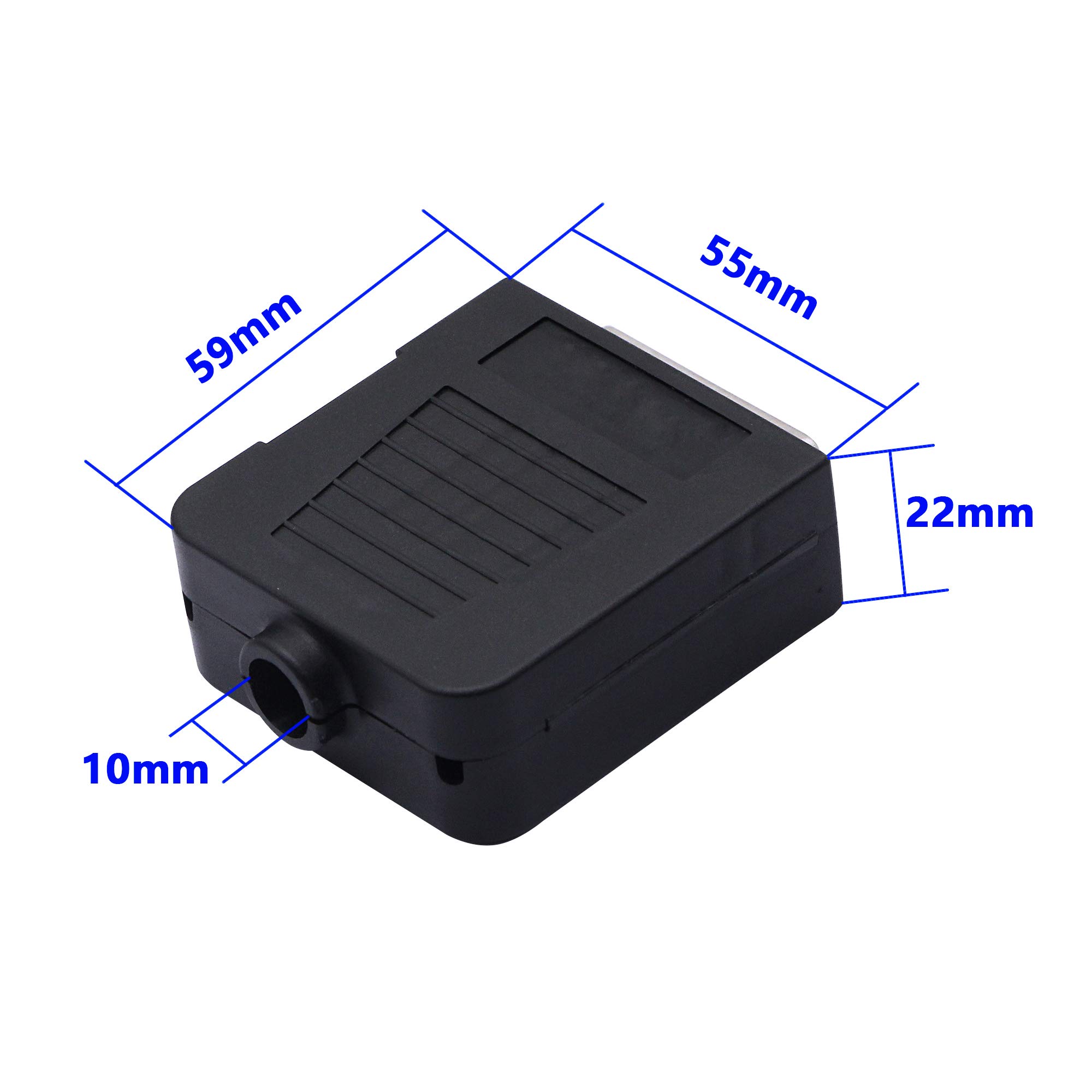 CERRXIAN - Adattatore DB25, interfaccia seriale RS-232, connettore DB25 (femmina)
