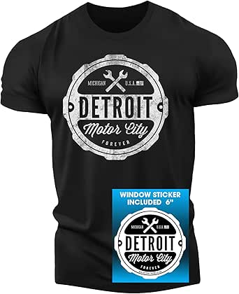 Detroit Shirt, Motor City Forever Detroit T-shirt mens by Detroit Rebels tshirt